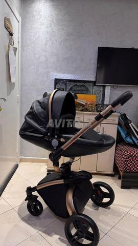 عربة أطفال مع سرير الأطفال بحالة ممتازة - 2