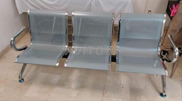 Chaise d'accueil banquette / mobilier de réception - 2