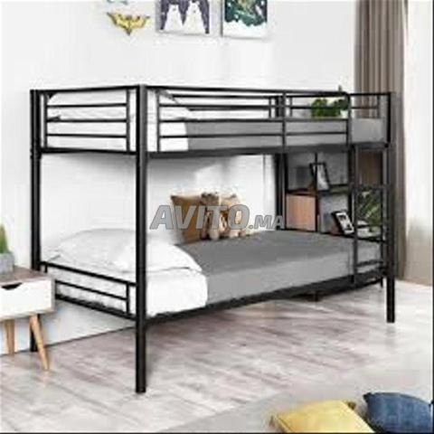 Lit métallique structure renforcée - 2