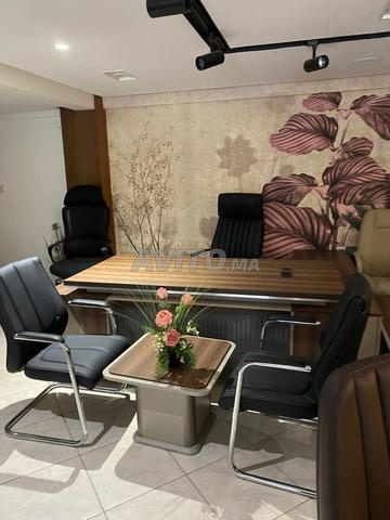 Pack bureau/chaise président/visiteur/table basse - 2