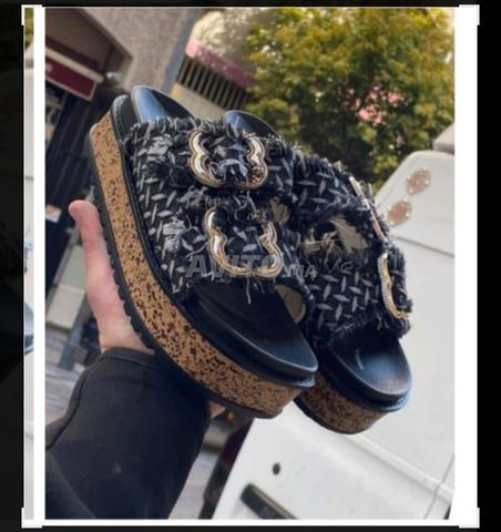 صندالة نسائية رائعة من الدنيم الخالص - 2