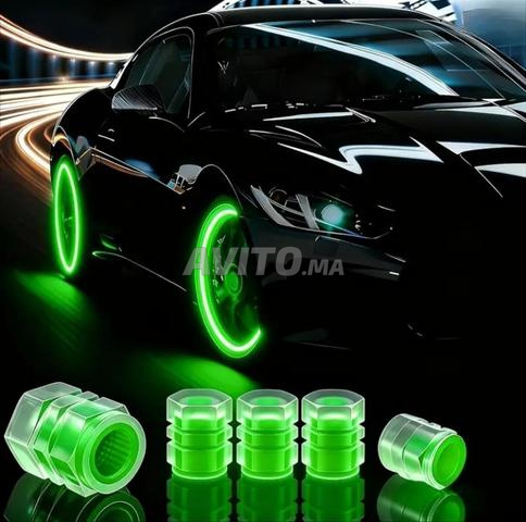 صمام العجلات المتوهج في الظلام - 2