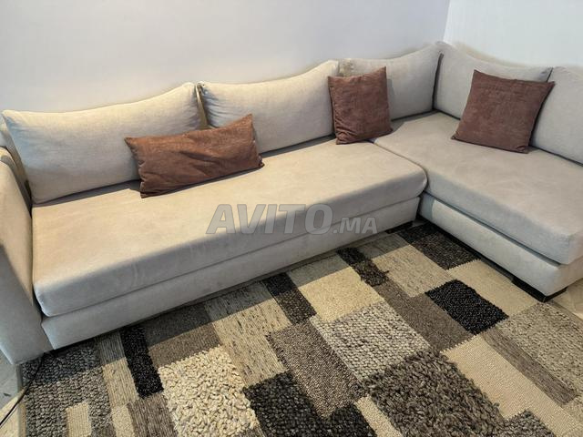 Salon en L beige - 2