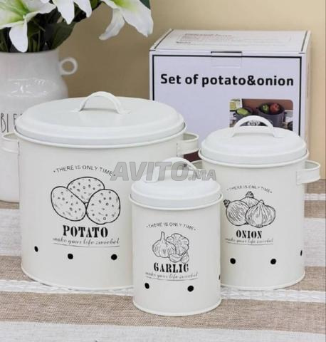 Boîtes de cuisine Vintage Ensemble de rangement