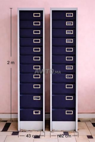 ملف معدني بـ 10 أدراج، دفعة واحدة أو بشكل منفصل