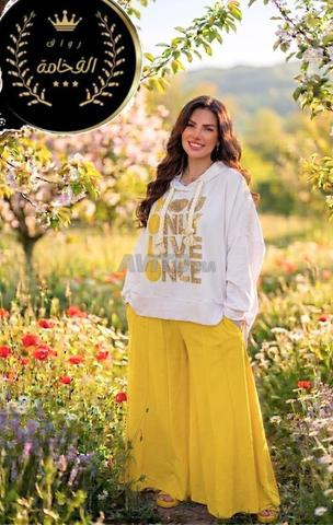 ✨ إطلالة عصرية أنيقة ومريحة 🔥 ستايل تراند جديد 👖 - 2