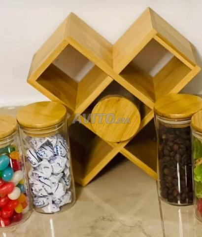 منظم حامل توابل Porte-épices en bambou - 2