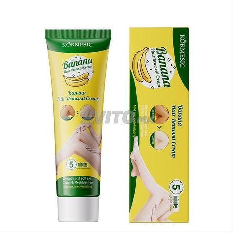 كريم مزيل شعر ناعم على الموز