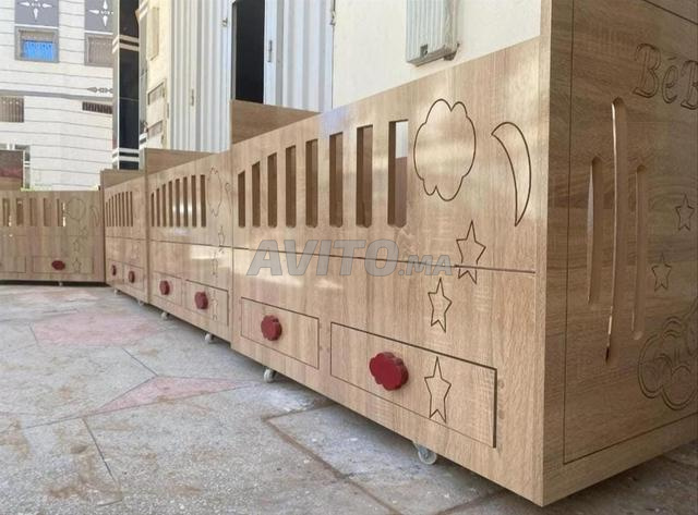 سرير أطفال أنيق ومريح لنوم هادئ 😴 - 2