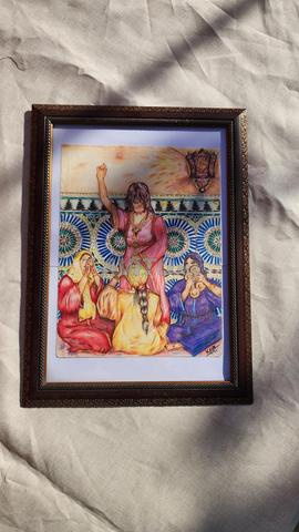 لوحة فنية مصنوعة يدوياً - 2