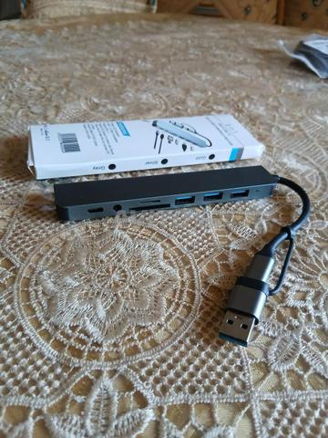 Séparateur Type C 8 en 1, Adaptateur PC Portable