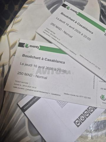 Salam, il y a des tickets Boudchart