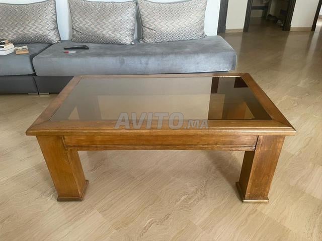 TABLE BOIS ROUGE À VENDRE - 2