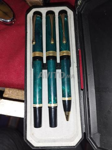 طقم أقلام ثلاثي فاخر – قطعة ديكور وتحفة أنيقة - 2