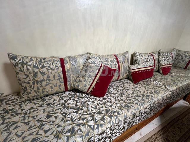 صالون مغربي كامل بحالة جيدة - 2