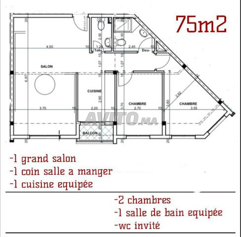Appartement 75m - 90m - 120m - 2