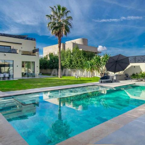 Piscine Privée de Luxe avec Pergola et Jacuzzi