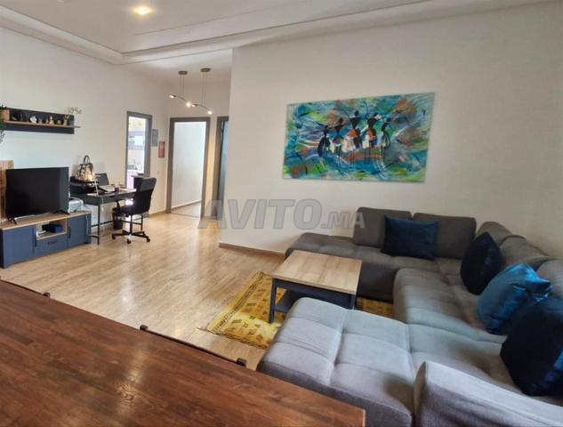 Salon en U gris convertible - 2