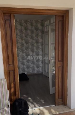 Porte d'entrée principale de villa en bois massif - 2