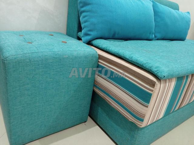 كنبة بلون تركواز - 2