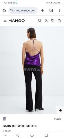 Top satin Mango original - 2