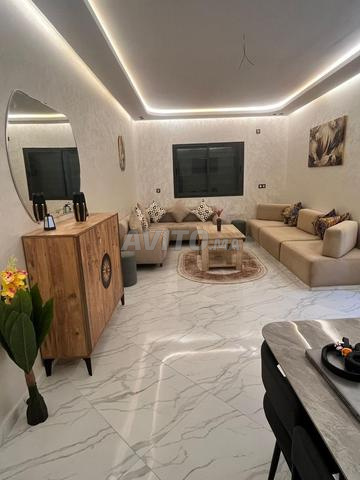 شقة مفروشة للكراء الشهري حي رياض فراش جديد