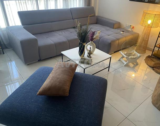 أريكة زاوية مع وظيفة سرير كهربائي - 2