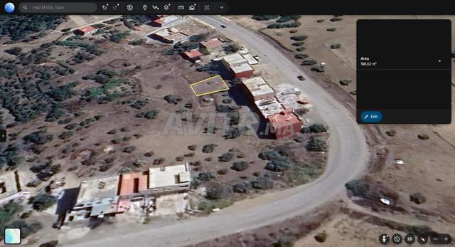 أرض للبيع في حد امسيلة، تازة – 190 م² - 2