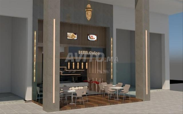 محل تجاري سندويتش وكريب للبيع. - 2