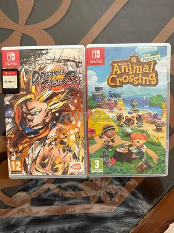 3 jeux Switch : Animal Crossing - Fifa 18 - Dragon Ball Fighter Z
