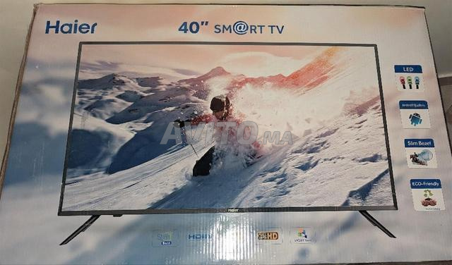 TV 40 Haier Smart TV avec carton et accessoires