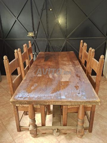 Table en chêne massif d'origine - 2