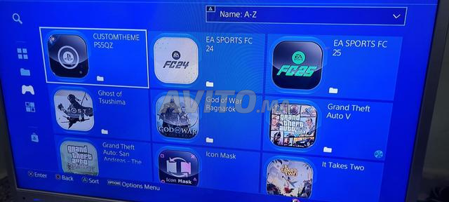 PS4 PRO FLASHÉ 9.00 2 Manettes 2 CD 2800 Dh - 2