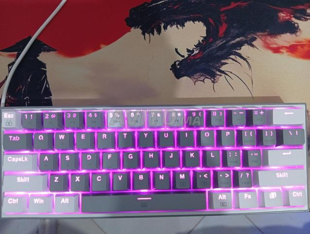 Clavier mécanique Redragon k617 Fizz switch Rouge - 2