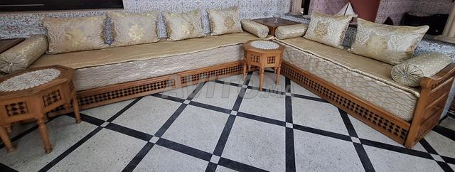 صالون مغربي كبير بحالة جيدة جداً - 2