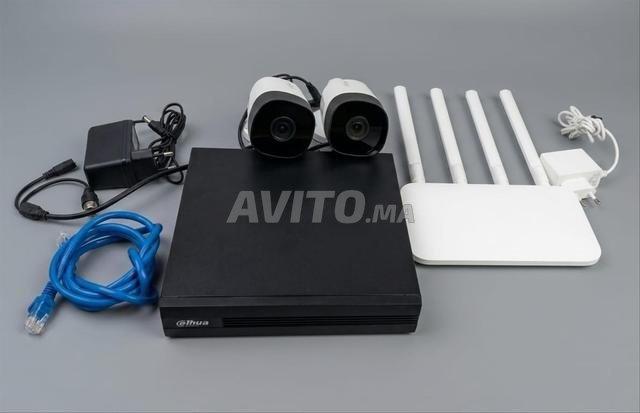 2 Cameras Dahua DVR Disque Dur 3TB Routeur 