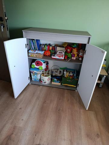 غرفة أطفال سرير خزانة خزانة - 2