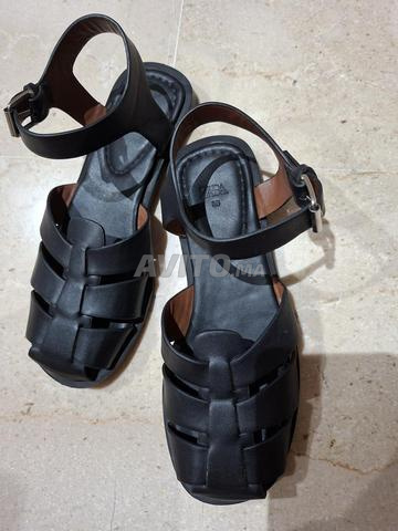 صندل زارا مقاس 36 (22.9 سم) أسود - 2