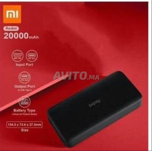 Power Bank Xiaomi 20 000 mAh Charge Rapide 18W Neuf