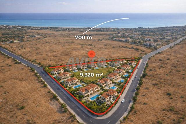 Terrain 9 320 m² 3 façades – Proche plage Achakar