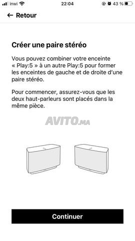 une paire stéréo Sonos Play 5 - 2
