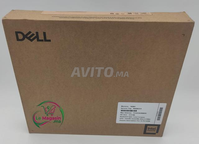 DELL Pro 14 Ultra 5 235u 16Go 512SSD AZERTY Scellé