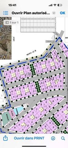 أرض 88 م2 للبيع تجزئة بوشرى قرب قصبة باراطا