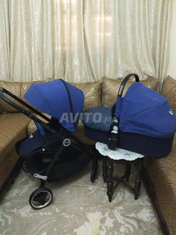 عربة أطفال قابلة للطي بوجهين