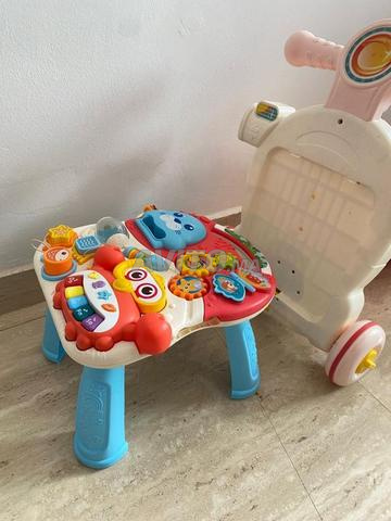 Jouet bébé multifonction avec protection de tête - 2