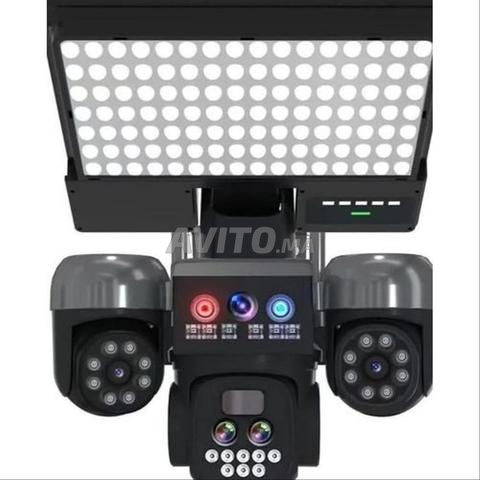 Caméra 4G Solaire 25 MP X18 - Projecteur LED 800W