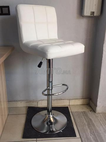 كرسي مقعد من الجلد الصناعي - 2