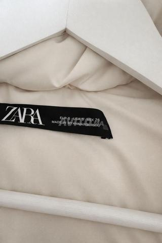 Doudoune sans manches Zara Taille S Blanc cassé - 2