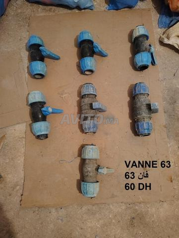 VANNE 63 TEE 63 MANCHAN 63 POLYTHELEN