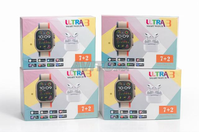 ساعة ذكية الترا 3 بلس مع سماعات - 2